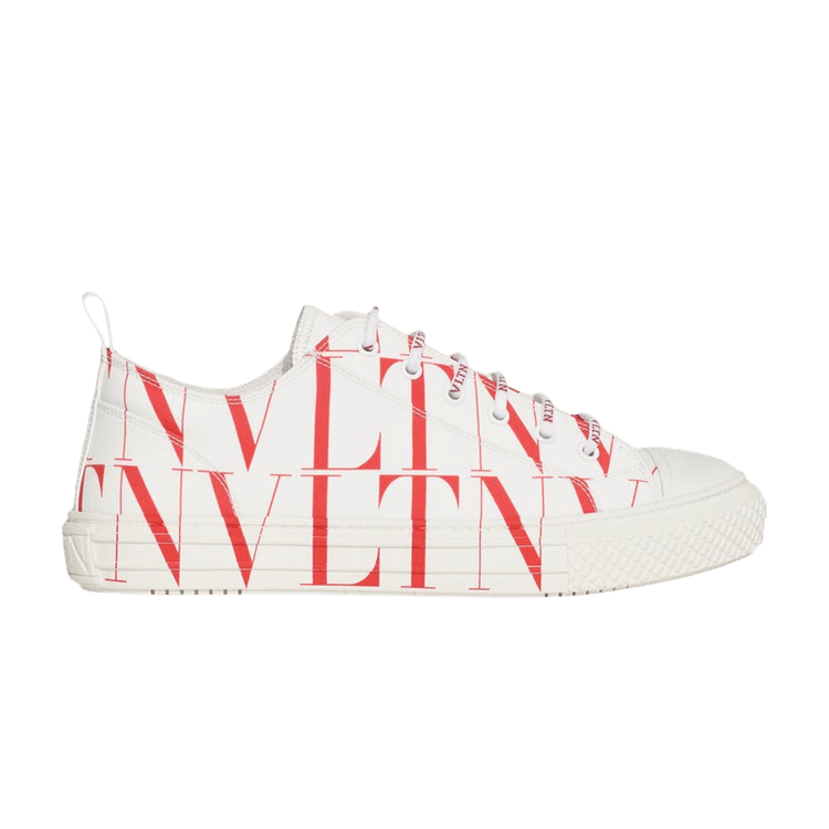 Valentino Giggies Low 'VLTN All-Over Print - White Red'