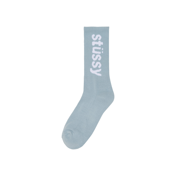 Buy Stussy Helvetica Sock 'Blue' - 138742 BLUE | GOAT