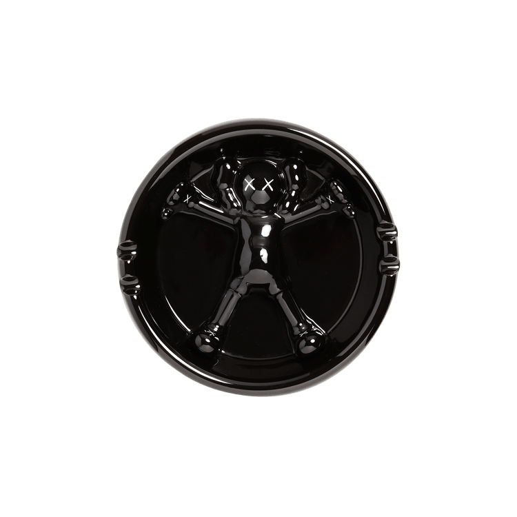 Buy KAWS x OriginalFake Ashtray Ceramic Medicom Toy 'Black