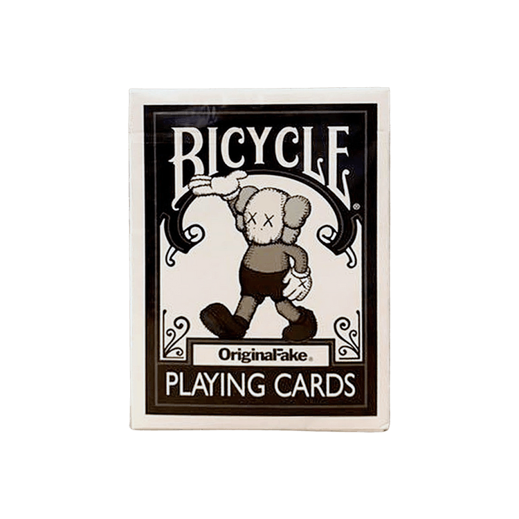 Buy KAWS Original Fake Playing Cards 'Black' - 3929