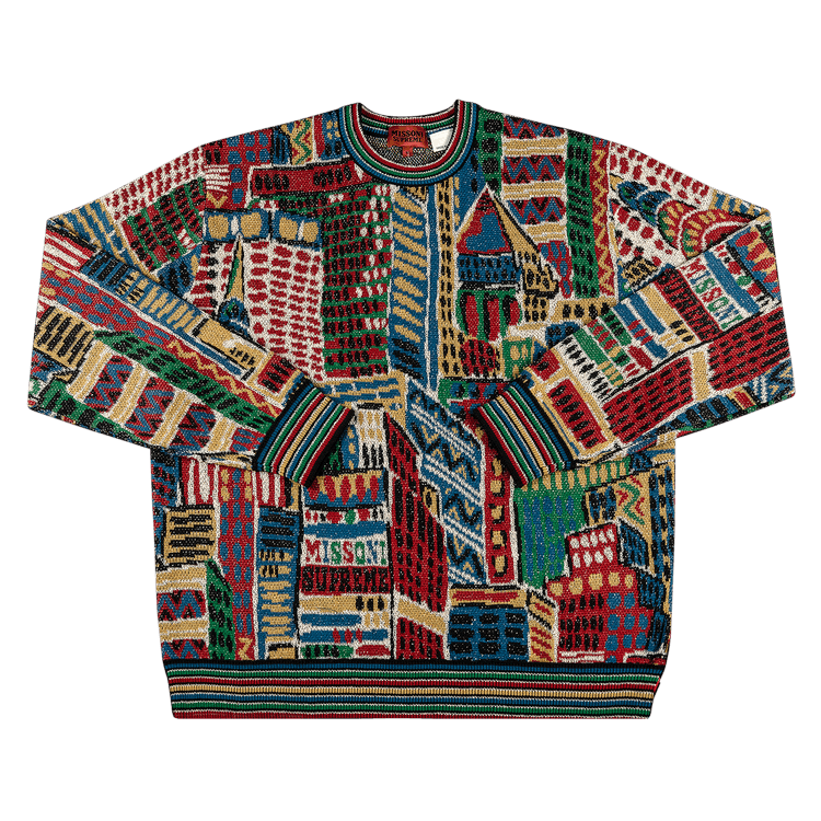 Buy Supreme x Missoni Sweater 'Burgundy' - FW21SK28 BURGUNDY | GOAT