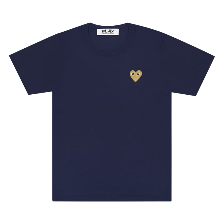 Buy Comme des Garçons PLAY Heart Logo T-Shirt 'Navy' - P1T216 | GOAT