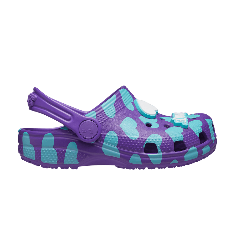 Awake NY x Classic Clog Kids 'Home Is Where The Heart Is - Purple'