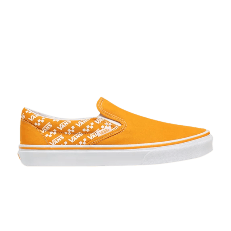 Classic Slip-On 'Logo Repeat - Cadmium Yellow'