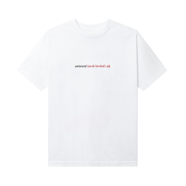 Buy Anti Social Social Club Enrolled Tee 'White' - 0657