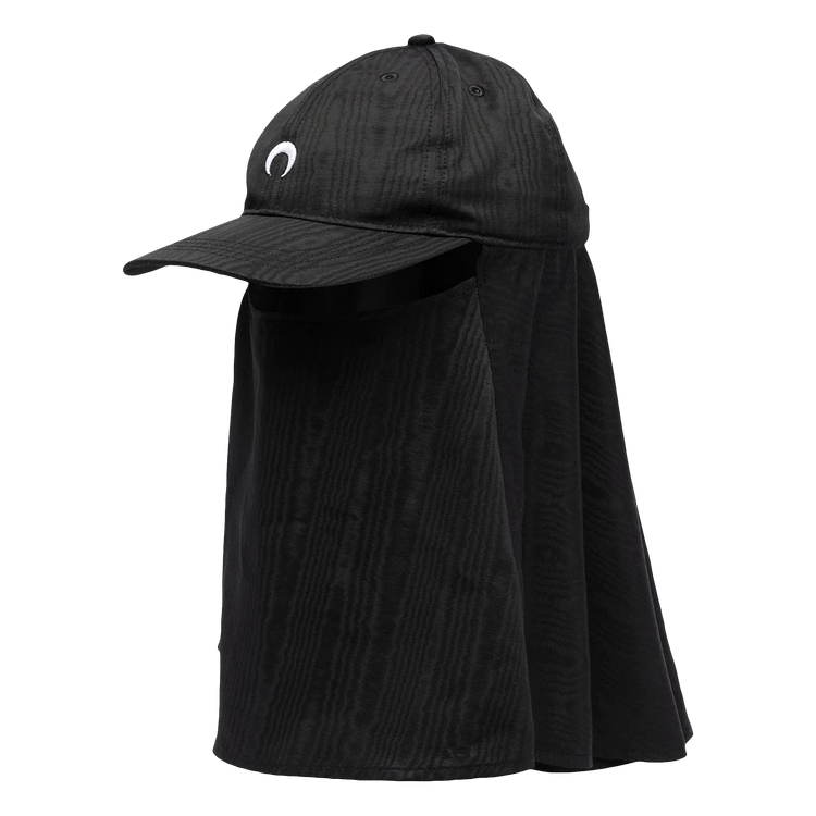 Buy Marine Serre Protective Scarf Branded Cap 'Black