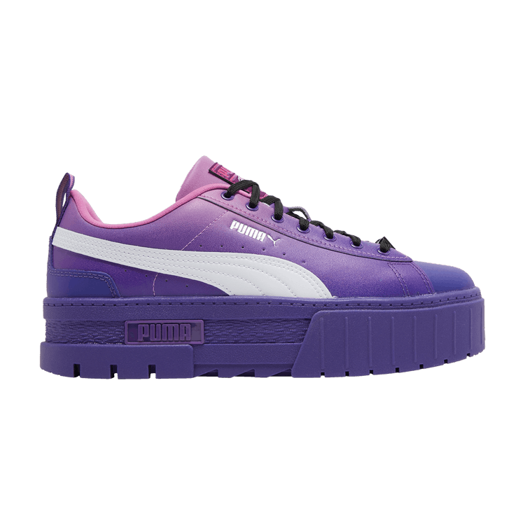 purple platform pumas