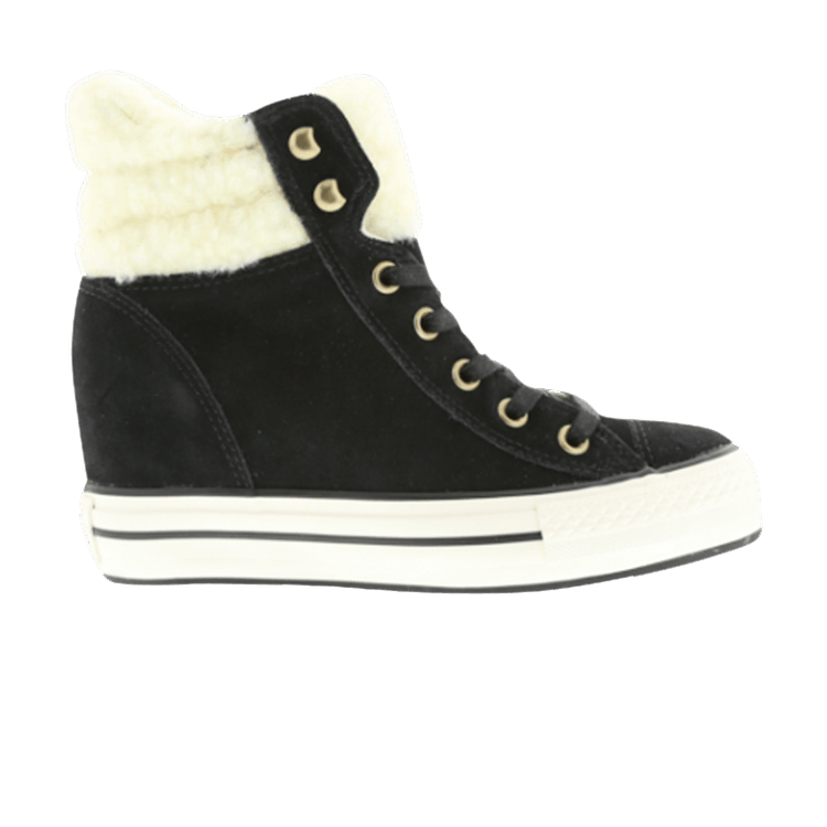 Wmns Chuck Taylor All Star Platform Plus Collar High 'Black Natural'