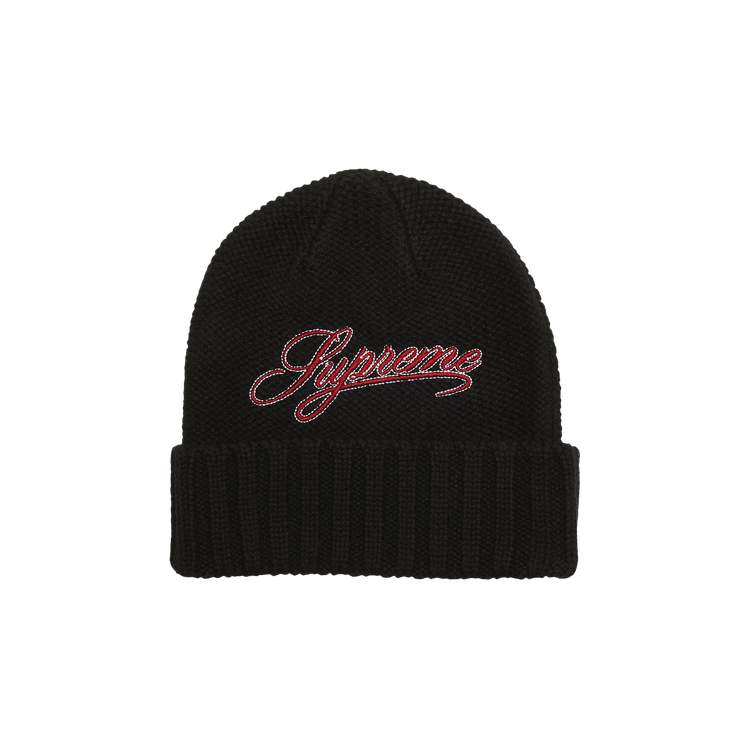 売れ筋がひ新作！ Supreme Buy Script GOAT | BLACK FW21BN37 - 'Black' Beanie Logo 帽子