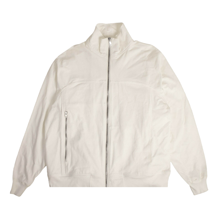 Buy Rick Owens Zip Front Track Jacket 'White' - RU20S7289 BA 110