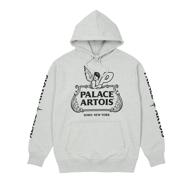 Buy Palace Stella Artois Chalice Hood 'Grey Marl