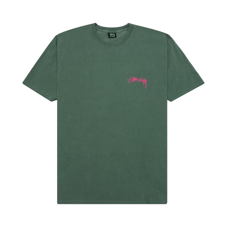 Buy Stussy Sphinx Pigment Dyed Tee 'Pine' - 1904752 PINE | GOAT