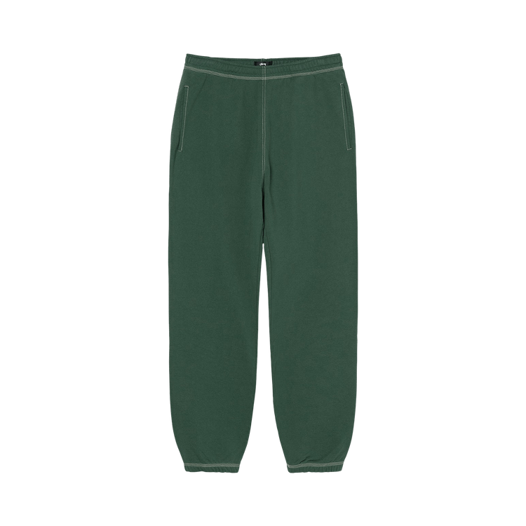 Buy Stussy Contrast Stitch Label Pant 'Forest' - 116535 FORE