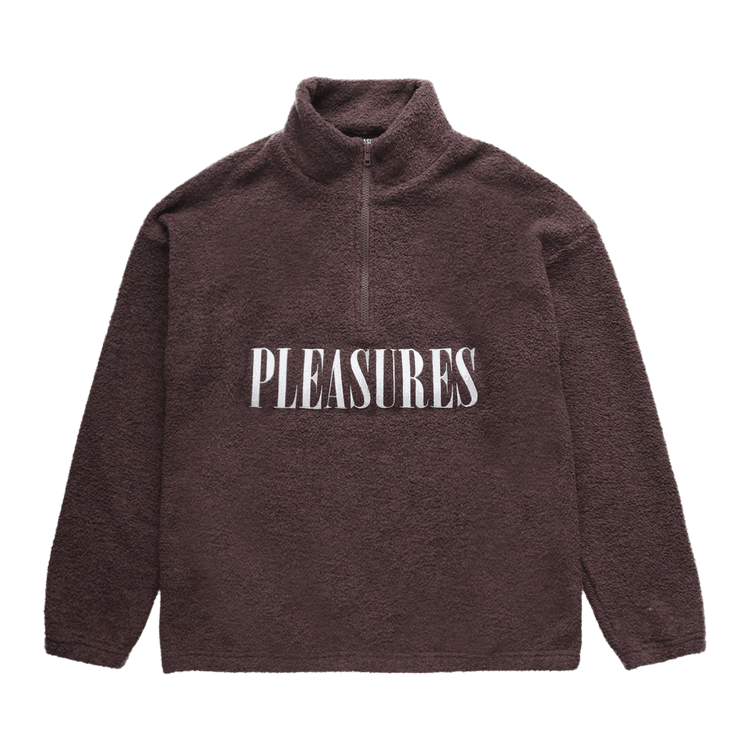 Buy Pleasures Searching Quarter Zip Purple P21W031 PURP GOAT