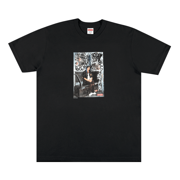 Buy Supreme x Lady Pink Tee 'Black' - FW21T9 BLACK | GOAT