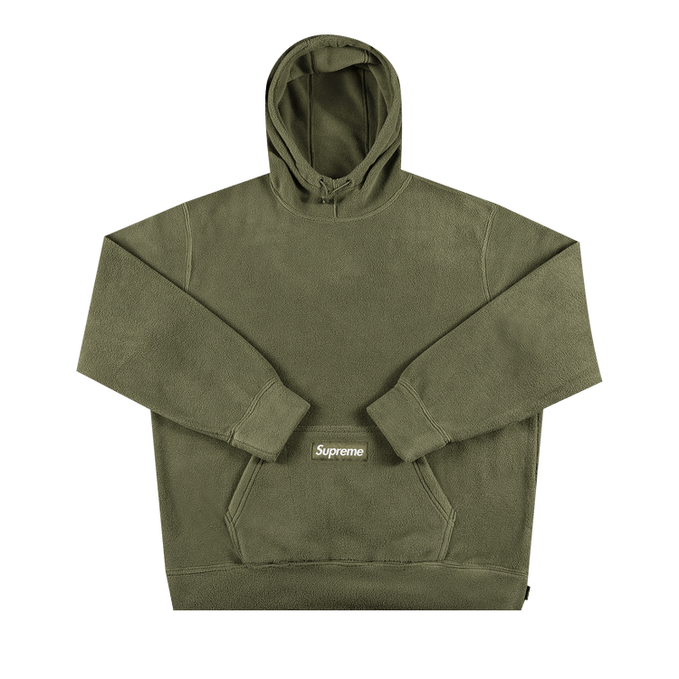 Buy Supreme Polartec Hooded Sweatshirt 'Light Olive'   FWSW