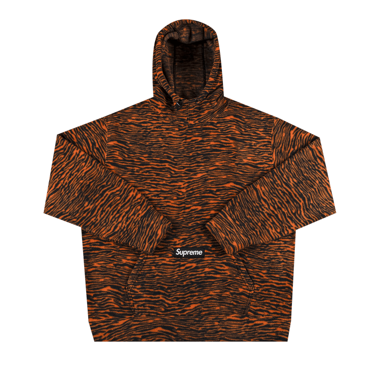 Supreme Polartec Hooded Sweatshirt 'Tiger'