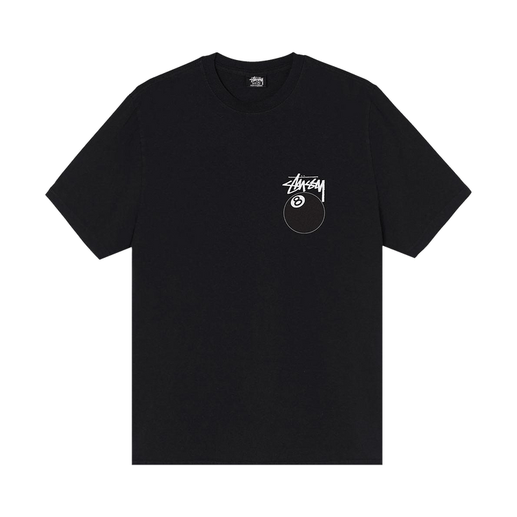Buy Stussy 8 Ball Pigment Dyed Tee 'Black' - 1904749 BLAC | GOAT