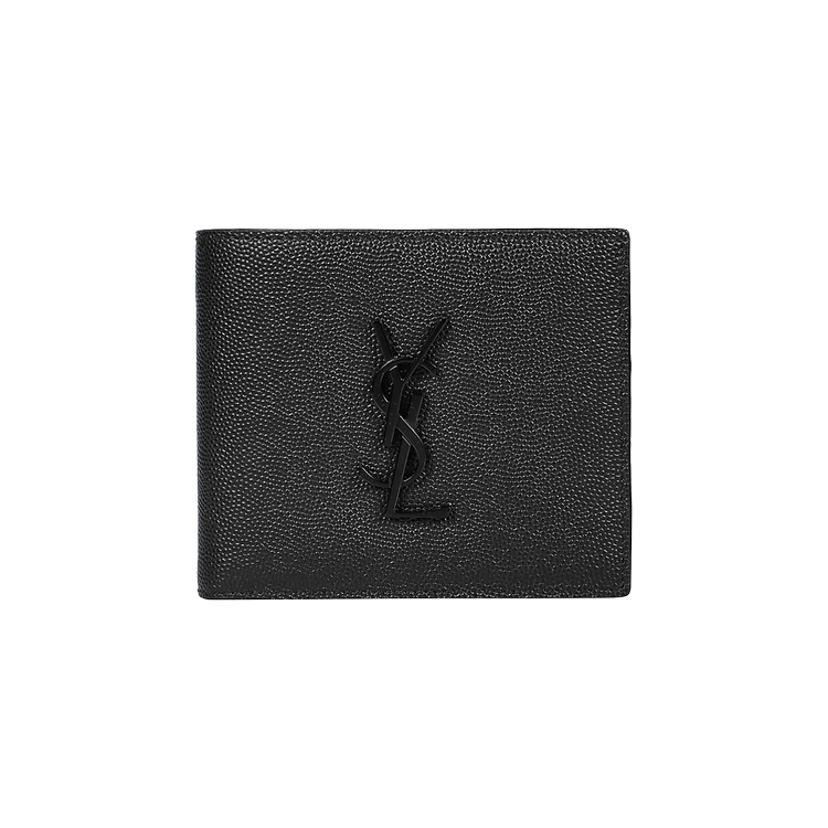 Saint Laurent Tiny Monogram East West Wallet 'Black' - 6077271JB0U1000