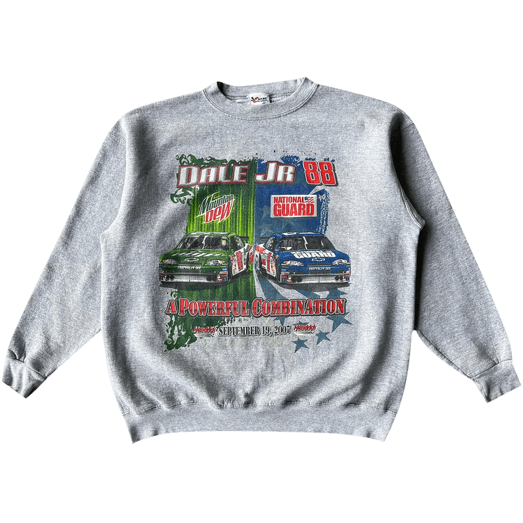 Buy Vintage NASCAR Dale Earnhardt Jr. Racing Sweatshirt Grey 2934 120070106NDEJ GREY GOAT