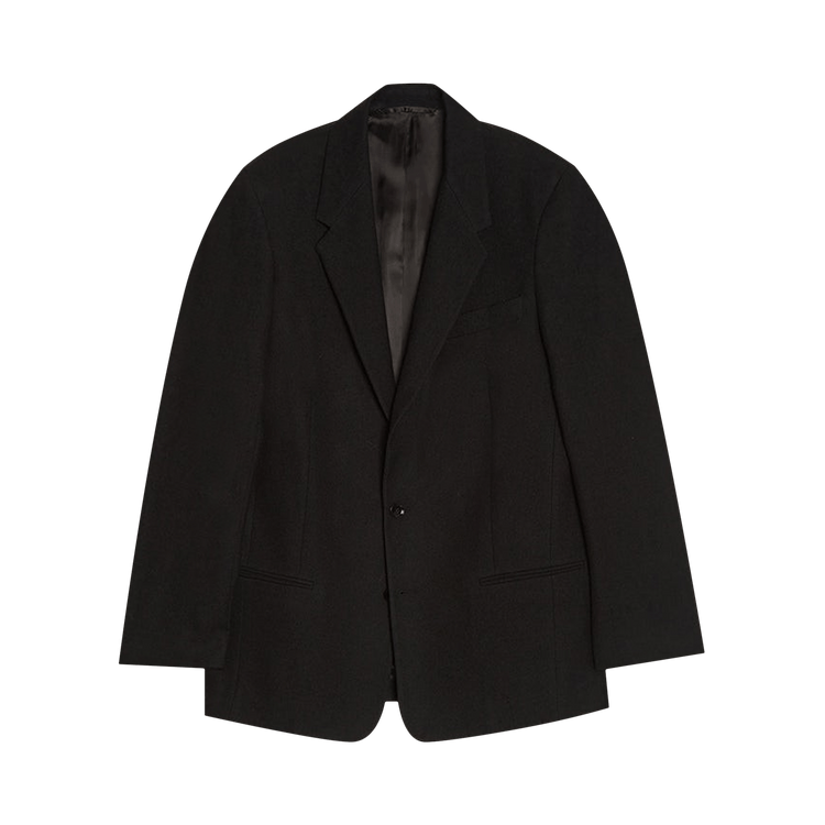 Buy Lemaire Boxy Jacket 'Black' - M 213 JA153 LF608 999 | GOAT