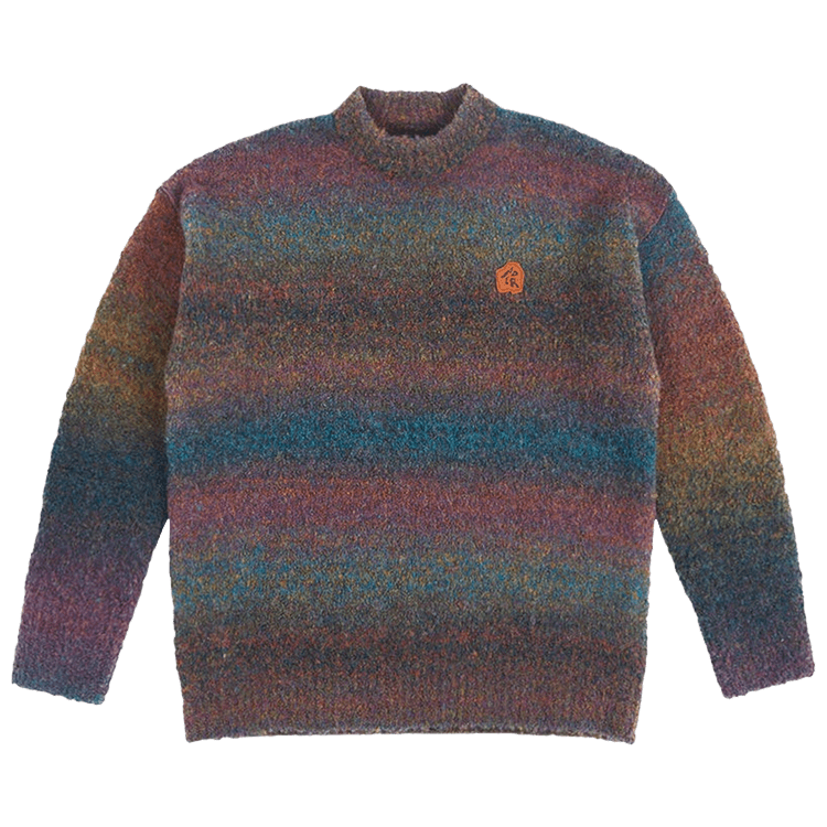 Buy Ader Error Canyon Striped Oversized Crew 'Multicolor