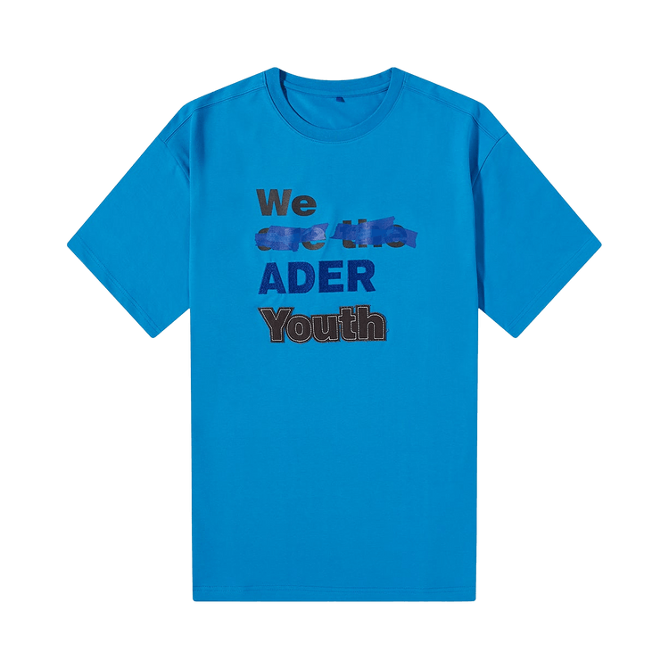 Buy Ader Error T-Shirt 'Sky Blue' - BKAFWHT05SB | GOAT