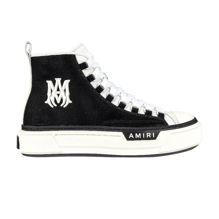 定番☆【AMIRI】MA コート ハイトップ スニーカー BLACK AMIRI M.A. Court high-top Sneakers | Black | FARFETCH