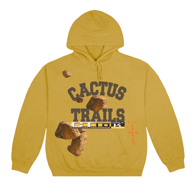 Cactus Jack By Travis Scott Boulder Varsity Hoodie Gold Culture Circle
