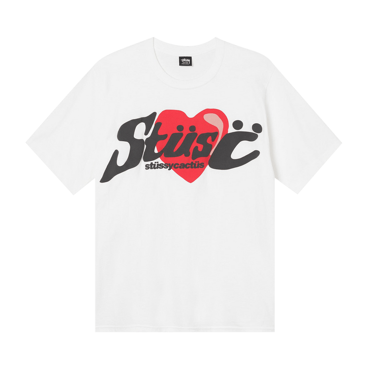 Buy Stussy x Cactus Plant Flea Market Heart Tee 'White' - 3903700 WHITE |  GOAT