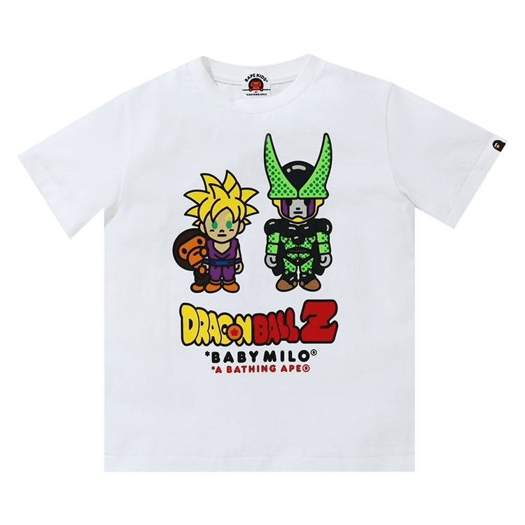 Buy BAPE x Dragon Ball Z Baby Milo Son Gohan & Cell Tee 'White
