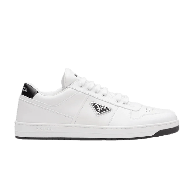 スニーカー PRADA | Downtown patent leather sneakers 2EE364_069_F0009 PRADA DOWNTOWN SNEAKERS SHOES 2EE364 WHITE PATENT LEATHER