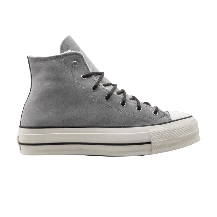 Wmns Chuck Taylor All Star Lift High 'Sherpa - Wolf Grey'