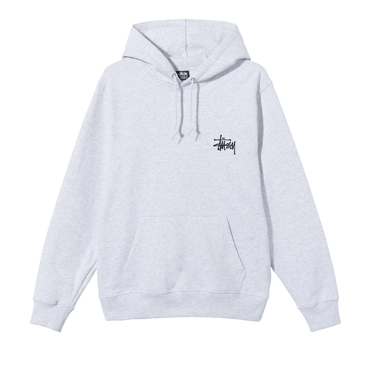 ★Stussy Basic Stussy Hoodie Ash Heather 2024★ Stussy Basic Stussy Zip Hoodie Ash Heather 2024 (100
