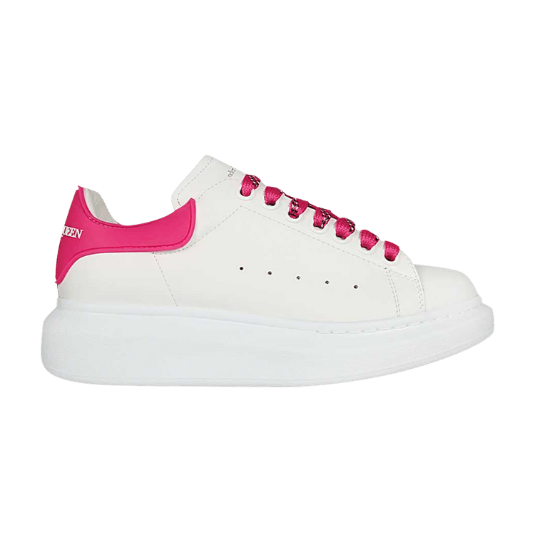 Alexander mcqueen white shock pink shop