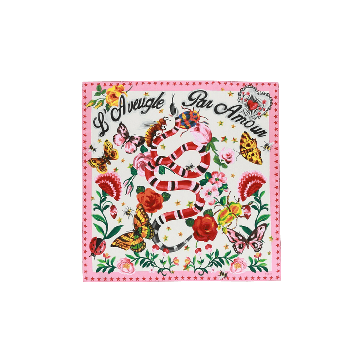 Gucci Garden Print Scarf Multicolor Culture Circle