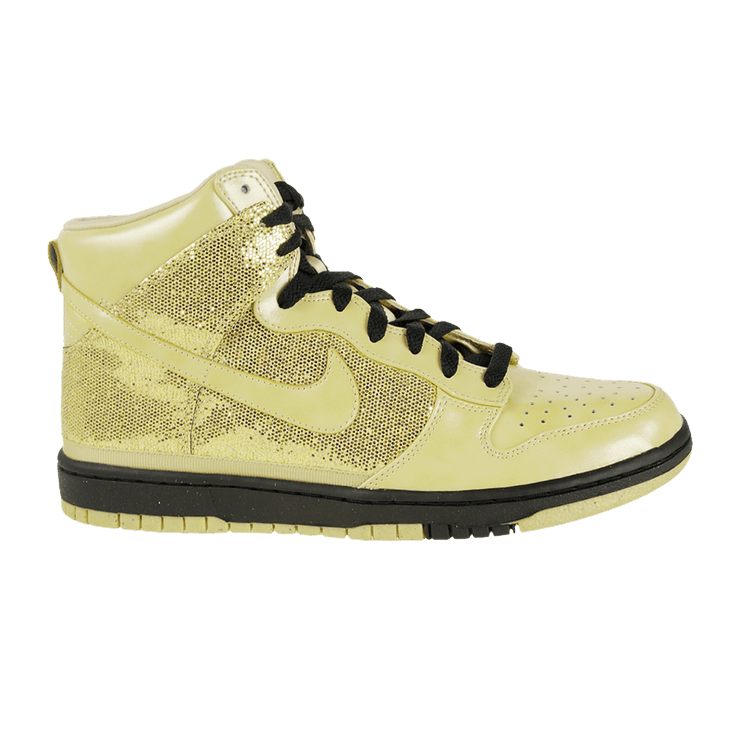 nike dunk high gold