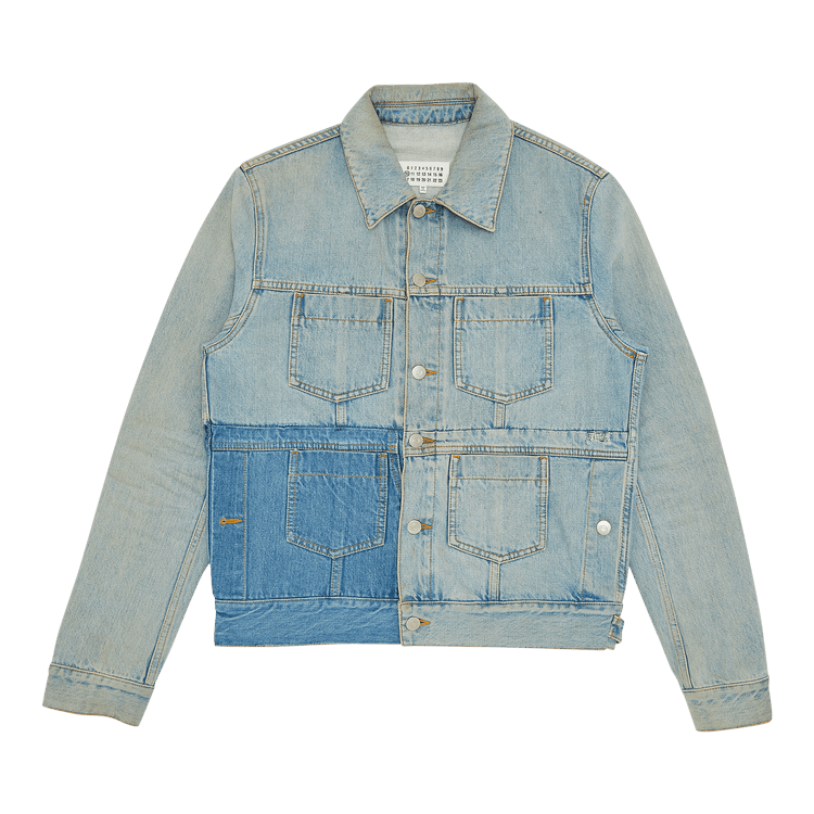 Buy Maison Margiela 10 Distressed Denim Jacket 'Light Blue Indigo