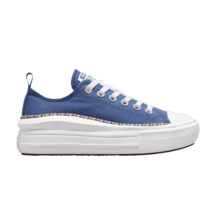 Chuck Taylor All Star Move Platform Low GS 'Friendship Bracelet - Washed Indigo'