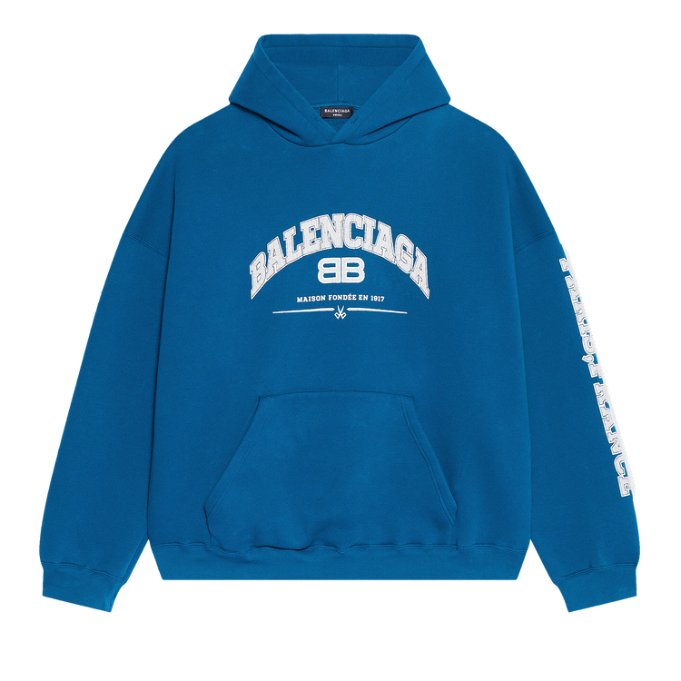 Light blue balenciaga hoodie discount