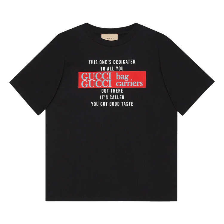 Buy Gucci T-Shirt 'Black/Multicolor' - 616036 XJD1E 1082 | GOAT