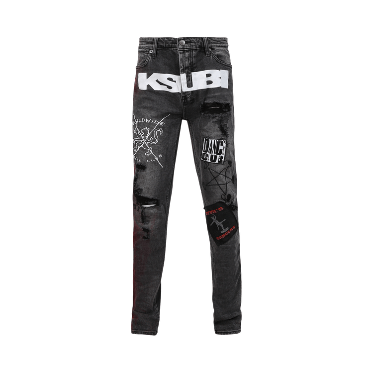 ト セール おすすめ Buy 'Black Jean Klub Dance Winkle Van Kustom x Ksubi パック/フェイスマスク
