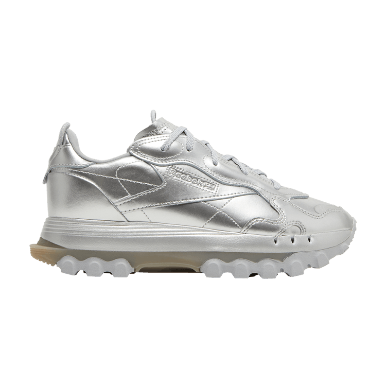 【R&B】Lady Buy Cardi B x Wmns Classic Leather 'Silver Metallic Pewter