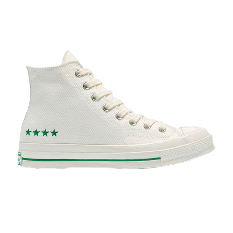 Chuck 70 High 'Green Stars'