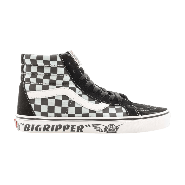 SE Bikes x Sk8-Hi Reissue 'Big Ripper - Black Reflective Checkerboard'