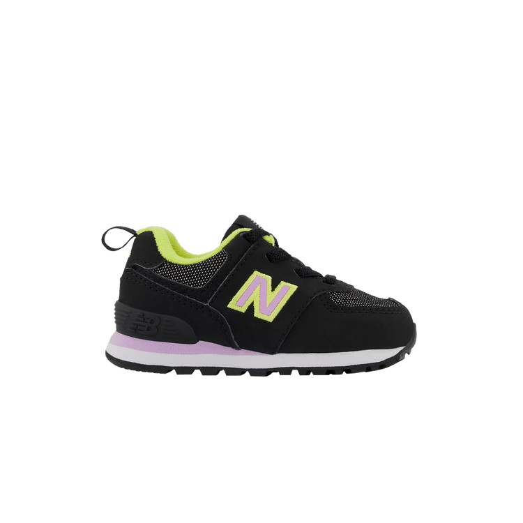 (TD) New Balance 574 'Fashion Metallic - Black Dark Violet Glow'
