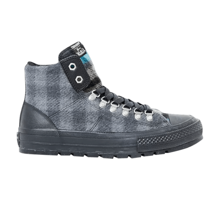 Woolrich x Chuck Taylor All Star Street Hiker High 'Black Thunder Stripes'