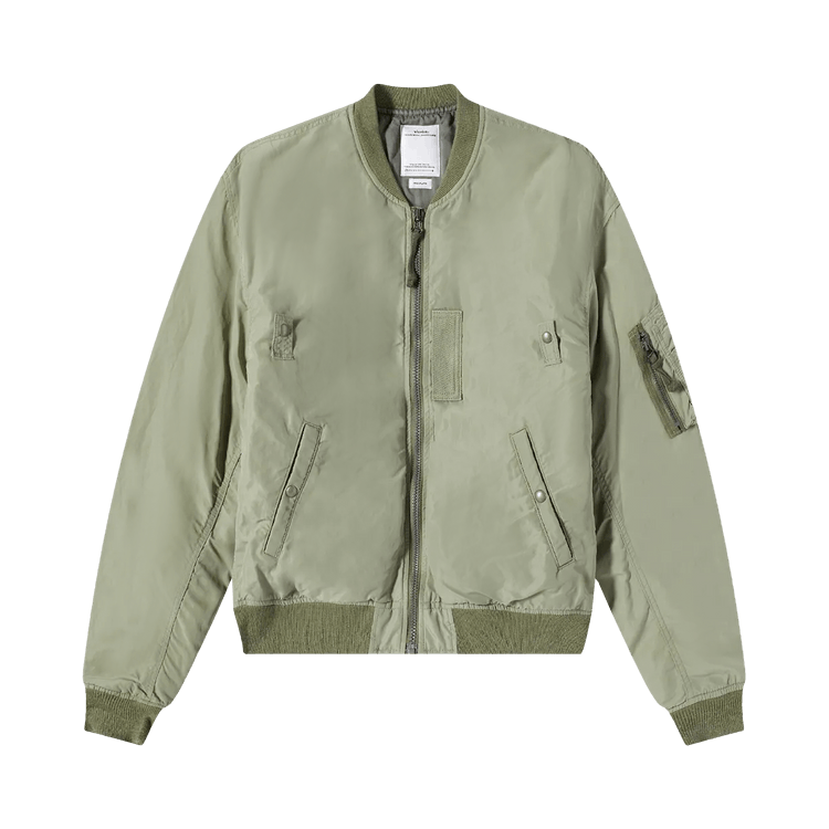 Buy Visvim Thorson III Bomber Jacket 'Light Green
