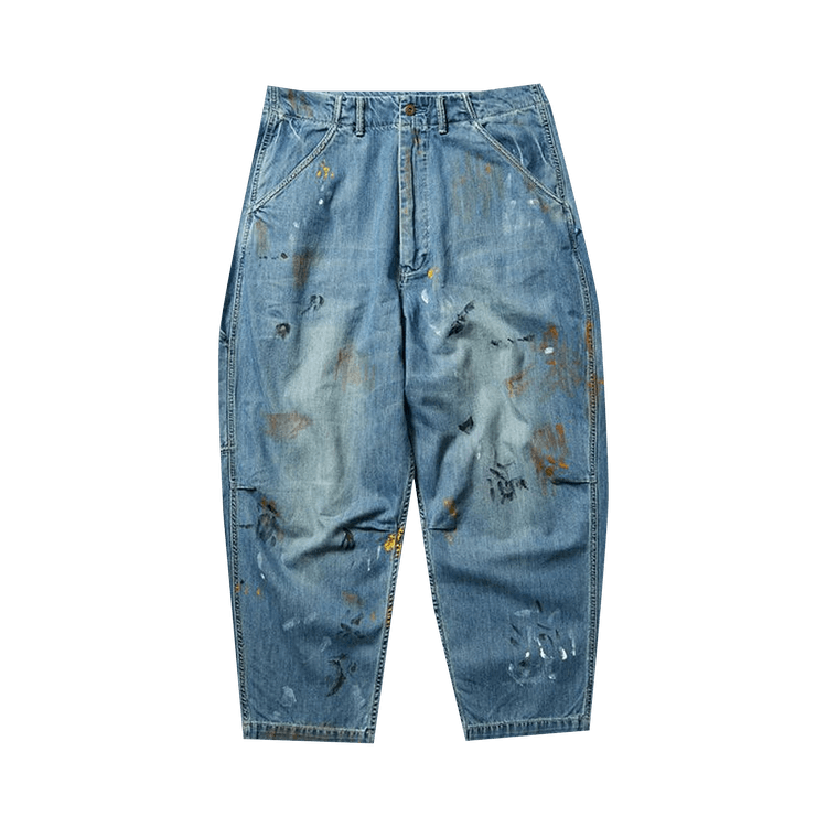 Buy Liberaiders Denim Painter Sarrouel Pants 'Indigo