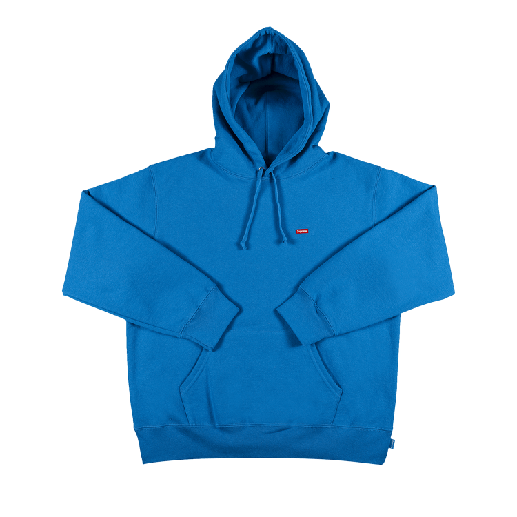 Buy Supreme Small Box Hooded Sweatshirt 'Bright Blue 
